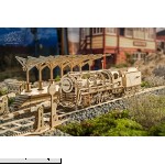 UGEARS Bundle 3 in 1 Locomotive + Railway Platform + Rails Mechanical 3D Puzzle Eco-Friendly Gift Brainteaser DIY Teens Adults Boys Kids Toys  B01IEXY2I0